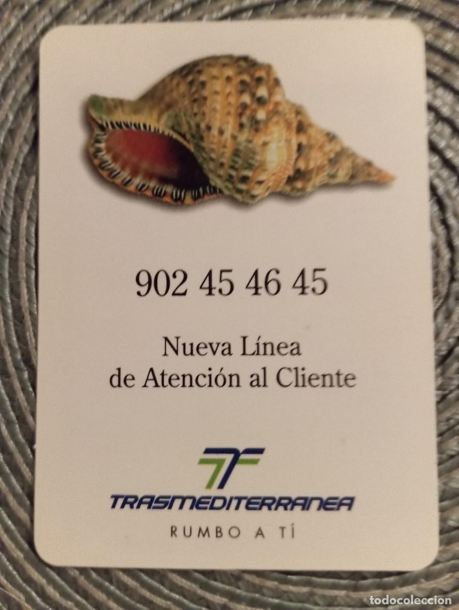 Coleccionismo Calendarios: 1 CALENDARIO DE ** TRANSMEDITERRANEA.** A&Ntilde;O 1998