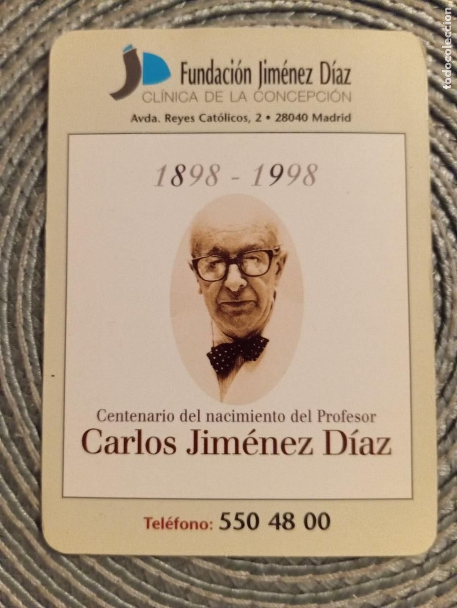 Coleccionismo Calendarios: 1 CALENDARIO DE ** FUNDACION KIMENEZ DIAZ . 1898 - 1998 .** A&Ntilde;O 1998