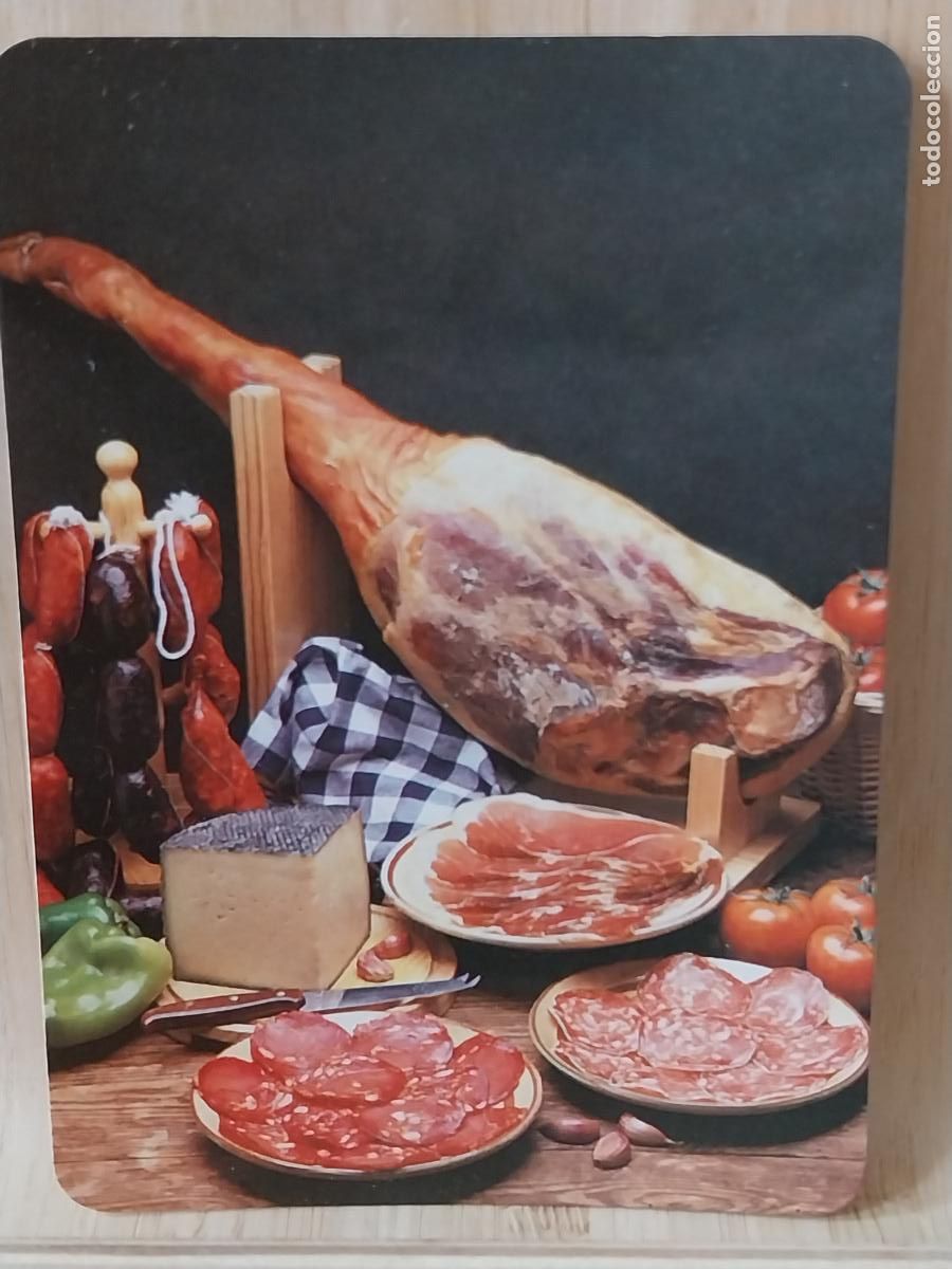 Coleccionismo Calendarios: BODEGON JAMON PLATOS CALENDARIO 1995 PUBLI *** CERVECERIA PASCUAL *** REF BO 5077
