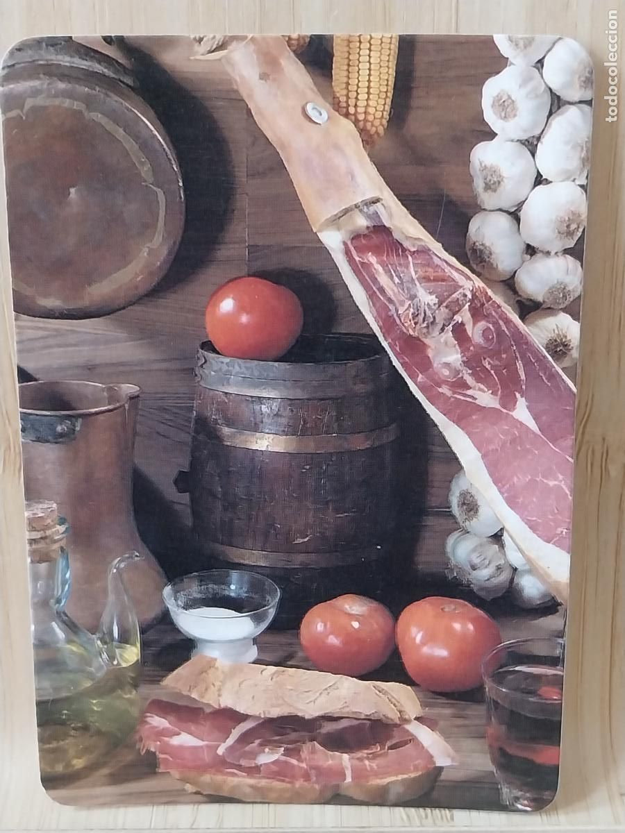 Coleccionismo Calendarios: BODEGON JAMON TOMATE CALENDARIO 1989 PUBLI *** BAR LAURELES CANDELEDA AVILA *** REF MP 31