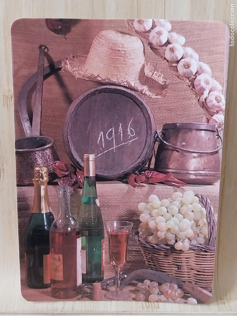 Coleccionismo Calendarios: BODEGON VINO CUBAS CALENDARIO 1987 PUBLI *** BAR URBIZU *** REF MP 26