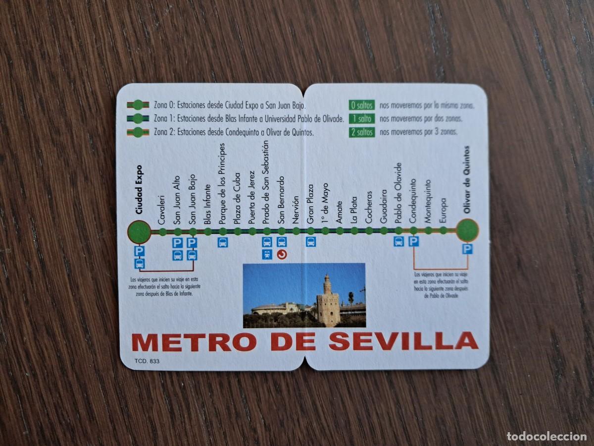 Collezionismo Calendari: calendario de bolsillo, metro de Sevilla, a&ntilde;o 2011.