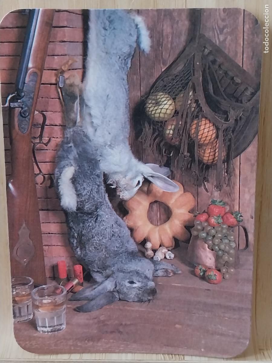 Coleccionismo Calendarios: BODEGON CAZA CONEJOS FRUTA CALENDARIO 1988 PUBLI *** JJ TIRADO PASCUAL NAVALCLAN *** REF CB 53