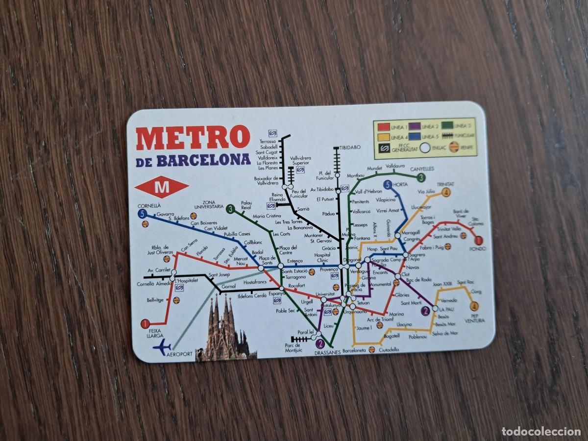 Coleccionismo Calendarios: calendario de serie EGC-165, metro de Barcelona, a&ntilde;o 2003.