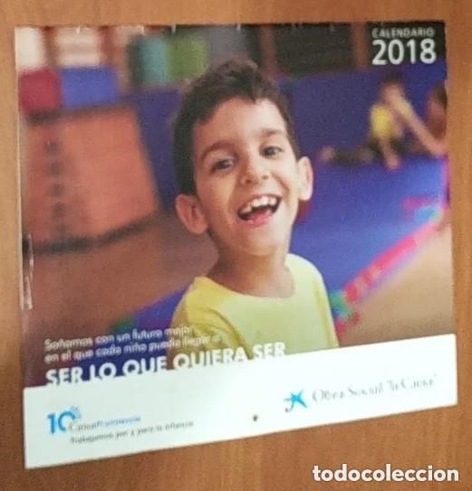 Coleccionismo Calendarios: Calendario La Caixa 2018 -Grande de pared
