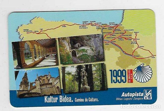 Coleccionismo Calendarios: CALENDARIO DE BOLSILLO A&Ntilde;O 1999 AUTOPISTA BILBAO-LOGRO&Ntilde;O-ZARAGOZA - VER FOTO REVERSOS