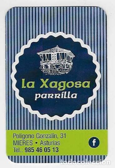 Coleccionismo Calendarios: CALENDARIO BOLSILLO A&Ntilde;O 2026 HOSTELER&Iacute;A -LA XAGOSA PARRILLA - MIERES (ASTURIAS) - VER FOTO REVERSOS
