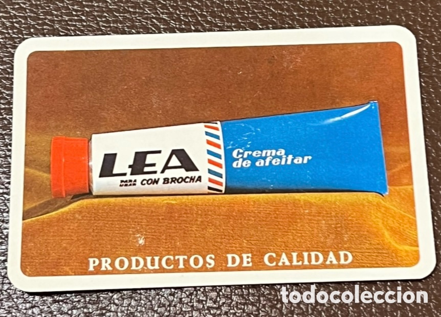 Coleccionismo Calendarios: Calendario de bolsillo. LEA. Crema de Afeitar. Productos de Calidad. Fournier. 1974.
