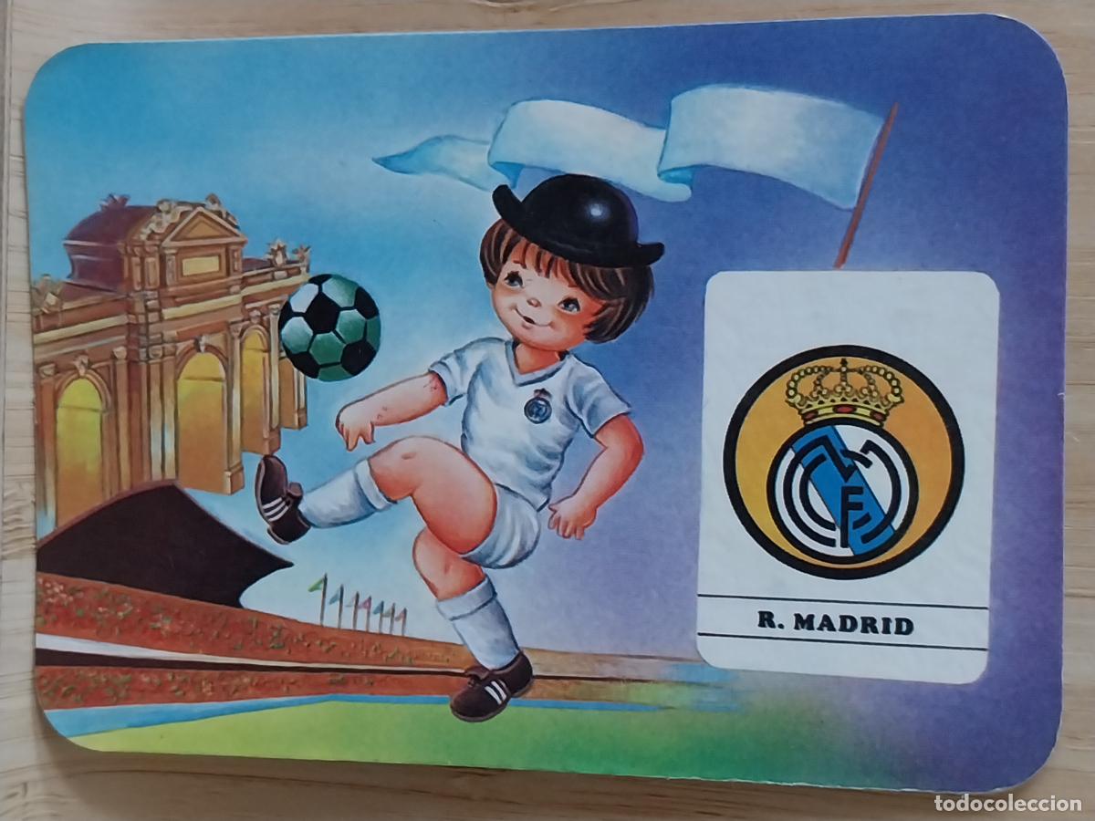 Coleccionismo Calendarios: REAL MADRID FUTBOL ILUSTRACION CALENDARIO 1989 PUBLI *** PEDRO ROMERO GOMEZ *** REF CB 299