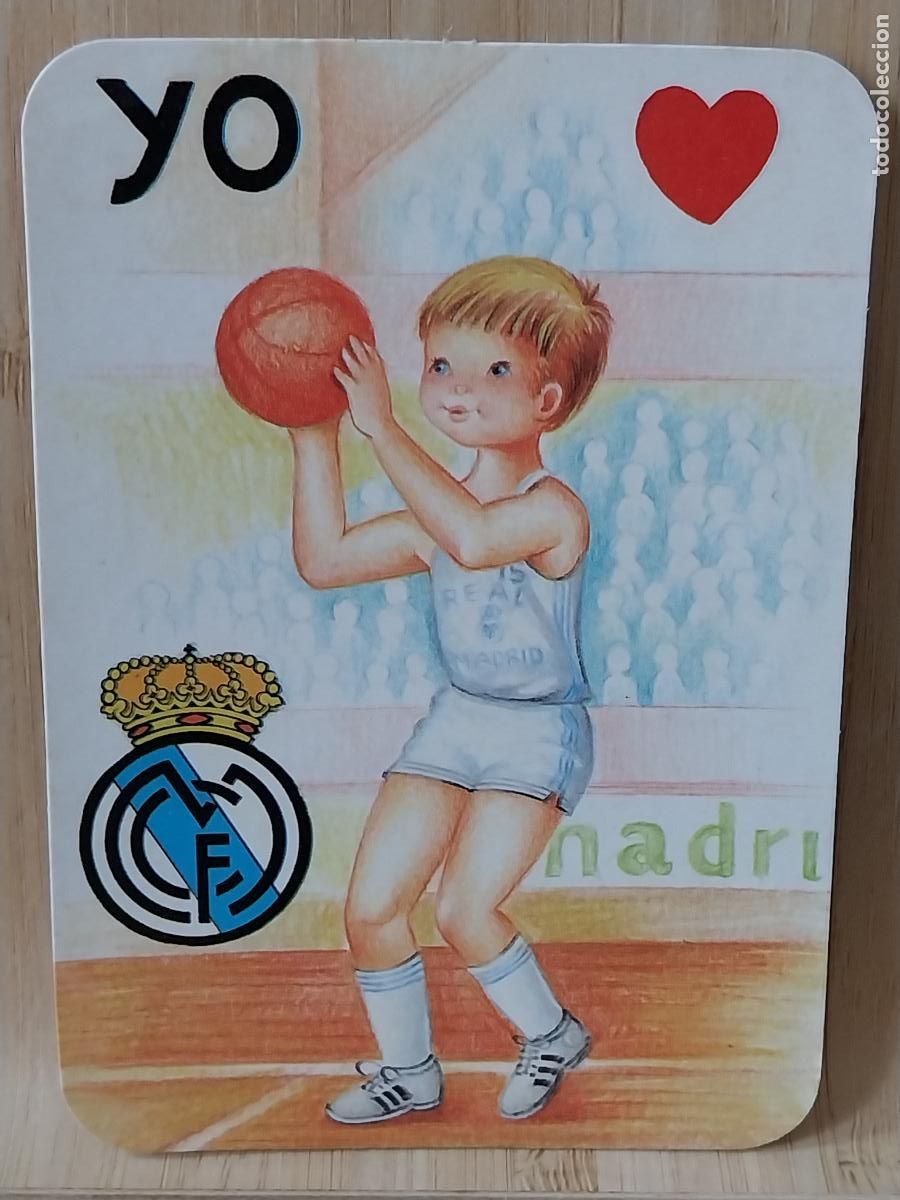 Coleccionismo Calendarios: REAL MADRID BALONCESTO ILUSTRACION CALENDARIO 1987 PUBLI *** CAFETERIA FLOR MAYO *** REF 931