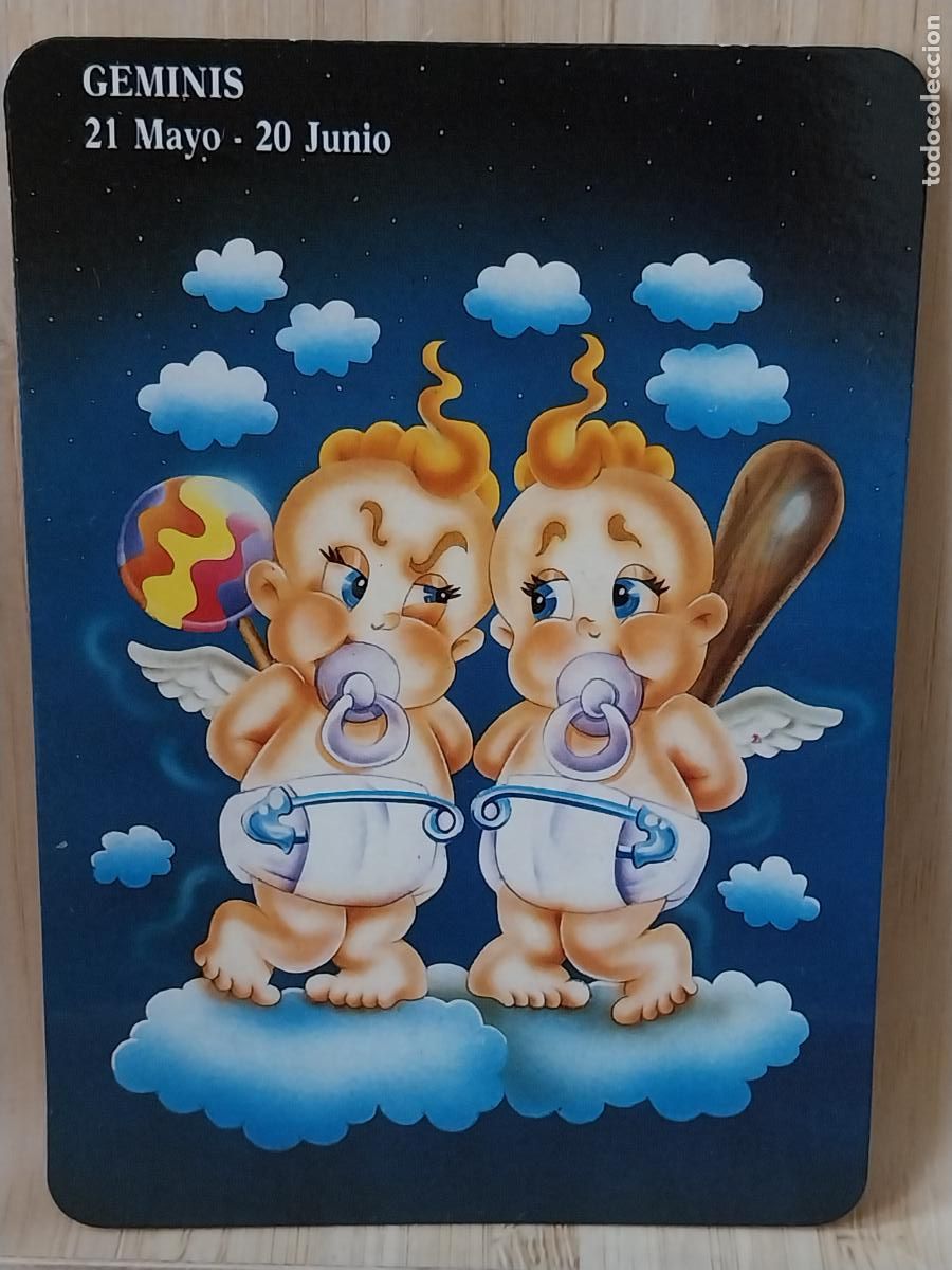 Coleccionismo Calendarios: HOROSCOPO GEMINIS ILUSTRACION CALENDARIO 2000 PUBLI *** AVRIL ESTETICA *** REF BO 564
