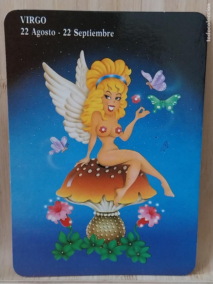 Coleccionismo Calendarios: HOROSCOPO VIRGO ILUSTRACION CALENDARIO 2000 PUBLI *** AVRIL ESTETICA *** REF BO 567