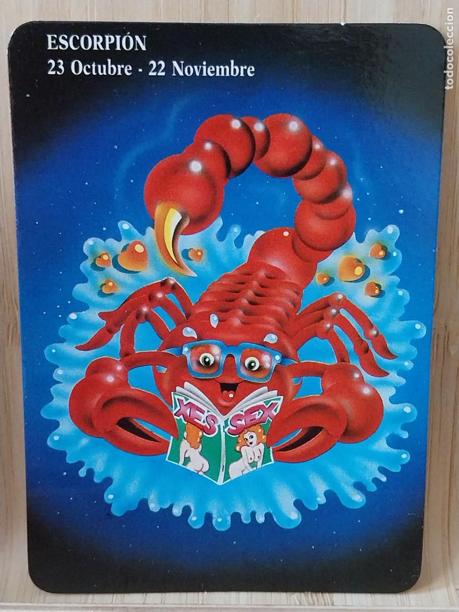 Coleccionismo Calendarios: HOROSCOPO ESCORPION ILUSTRACION CALENDARIO 2000 PUBLI *** TALLERES MORATALAZ *** REF BO 569
