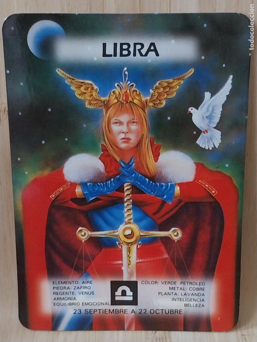 Coleccionismo Calendarios: HOROSCOPO LIBRA ILUSTRACION CALENDARIO 1999 PUBLI *** PAMAY PUBLICIDAD *** REF BO 557