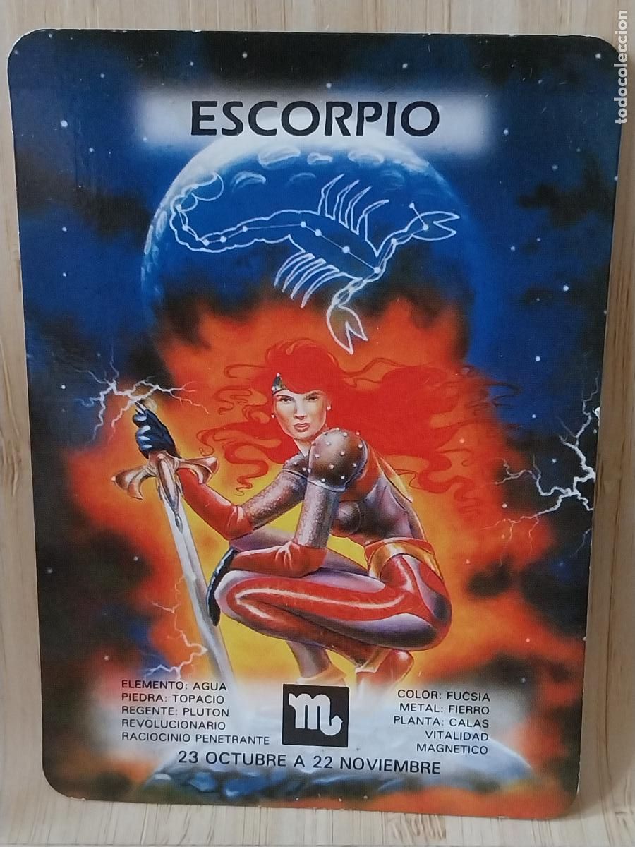 Coleccionismo Calendarios: HOROSCOPO ESCORPIO ILUSTRACION CALENDARIO 1999 PUBLI *** PAMAY PUBLICIDAD *** REF BO 558
