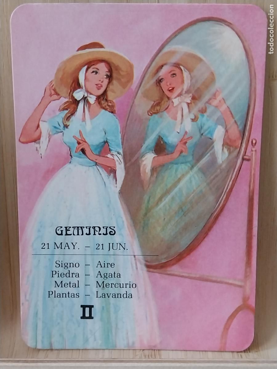 Coleccionismo Calendarios: HOROSCOPO GEMINIS ILUSTRACION CALENDARIO 1999 PUBLI *** BAR ROMAN *** REF PB 758