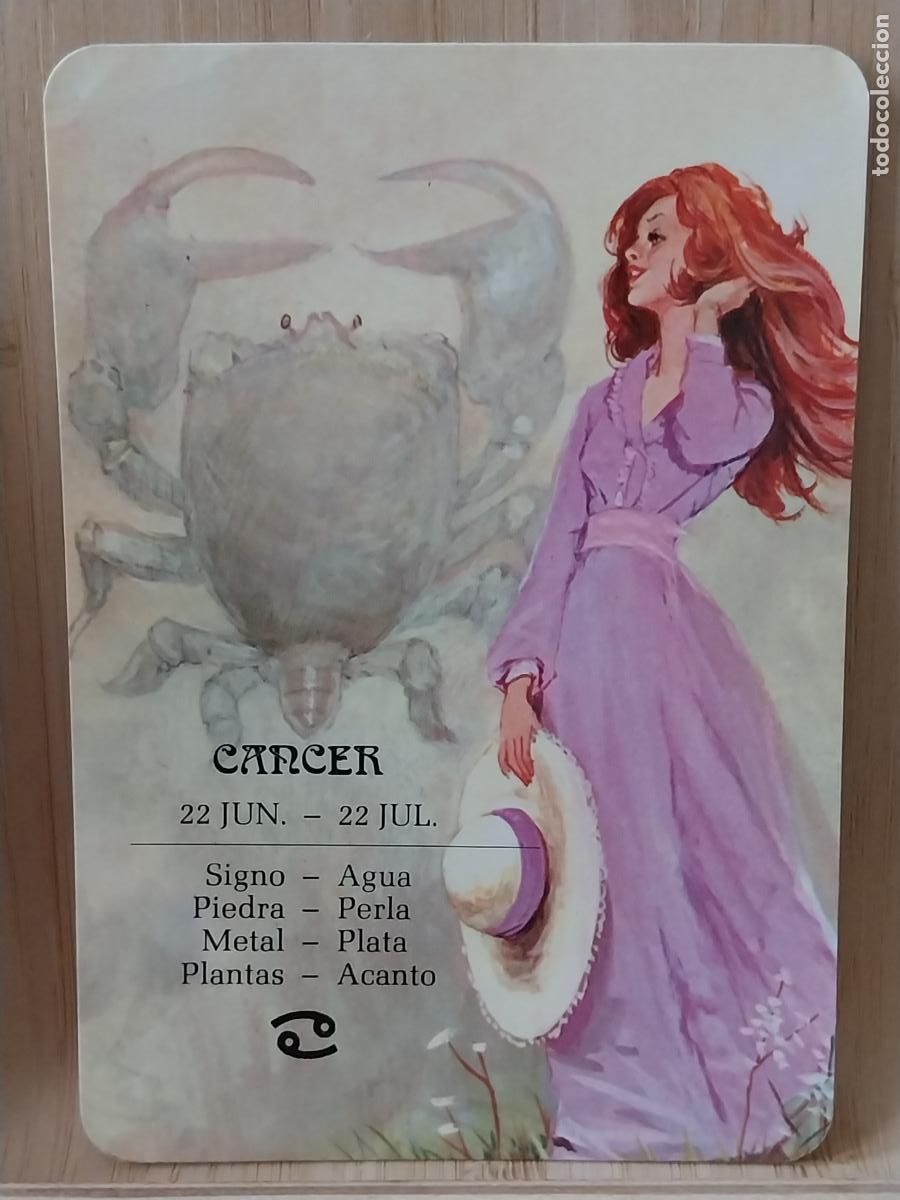 Coleccionismo Calendarios: HOROSCOPO CANCER ILUSTRACION CALENDARIO 1999 PUBLI *** BAR ROMAN *** REF PB 759