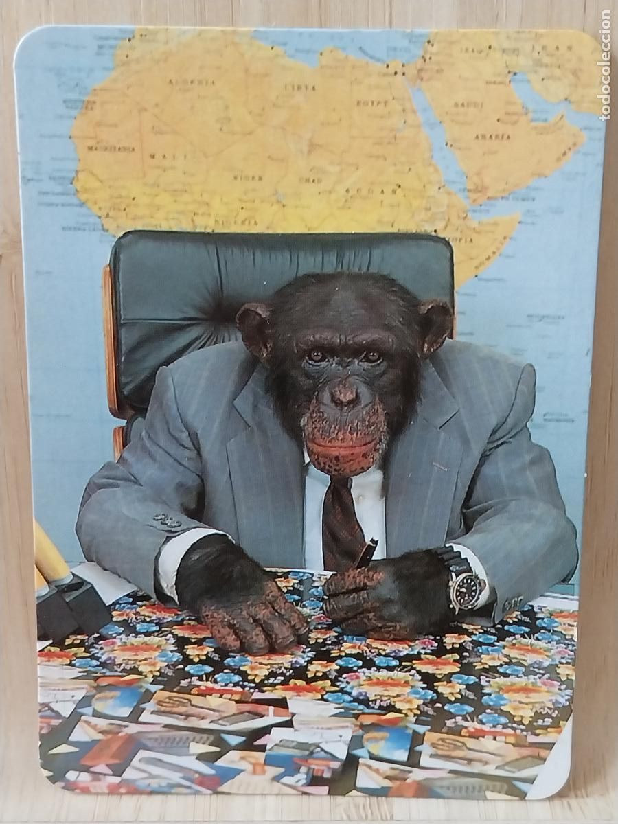 Coleccionismo Calendarios: CHIMPANCE BUSINESS CALENDARIO 1999 PUBLI *** TALLERES MORATALAZ *** REF BO 544
