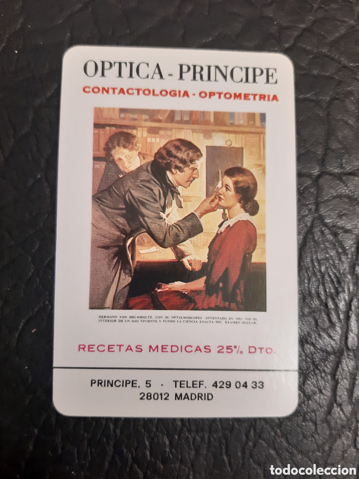 Coleccionismo Calendarios: Calendario fournier &Oacute;ptica Pr&iacute;ncipe 1990