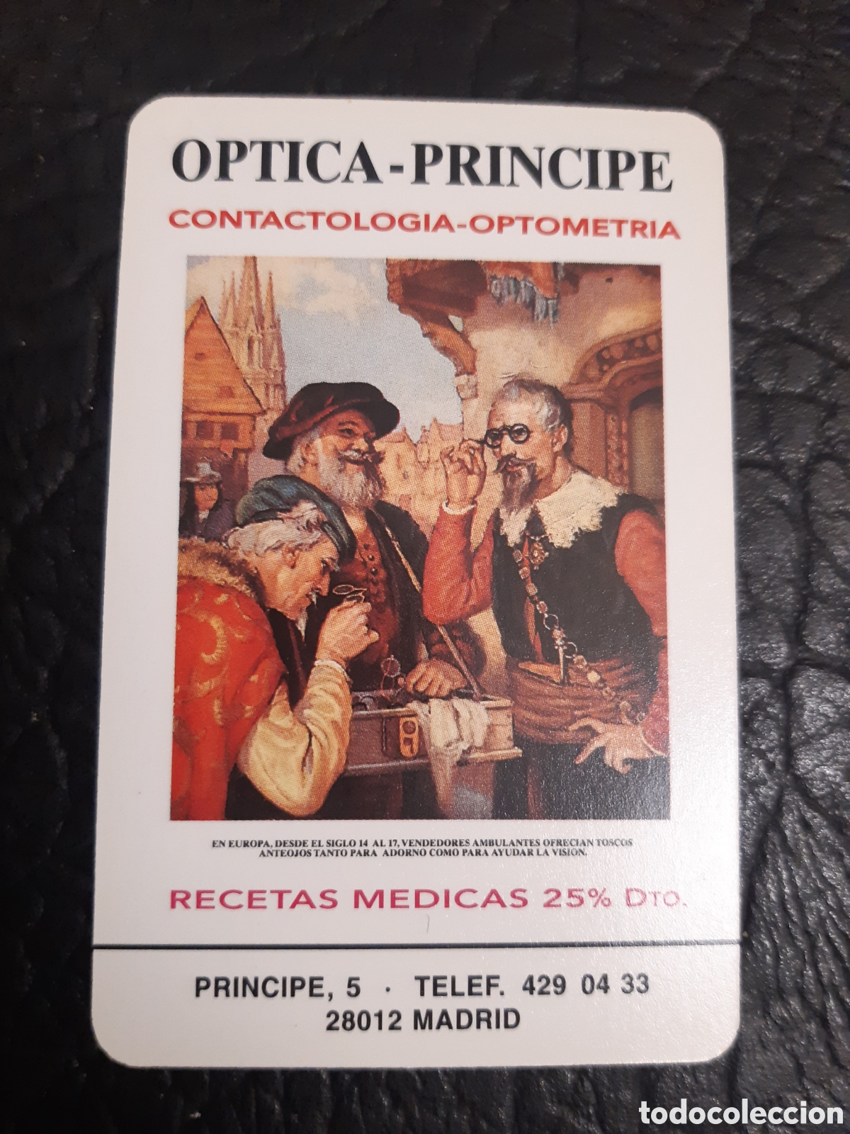 Coleccionismo Calendarios: Calendario fournier &Oacute;ptica Pr&iacute;ncipe 1998