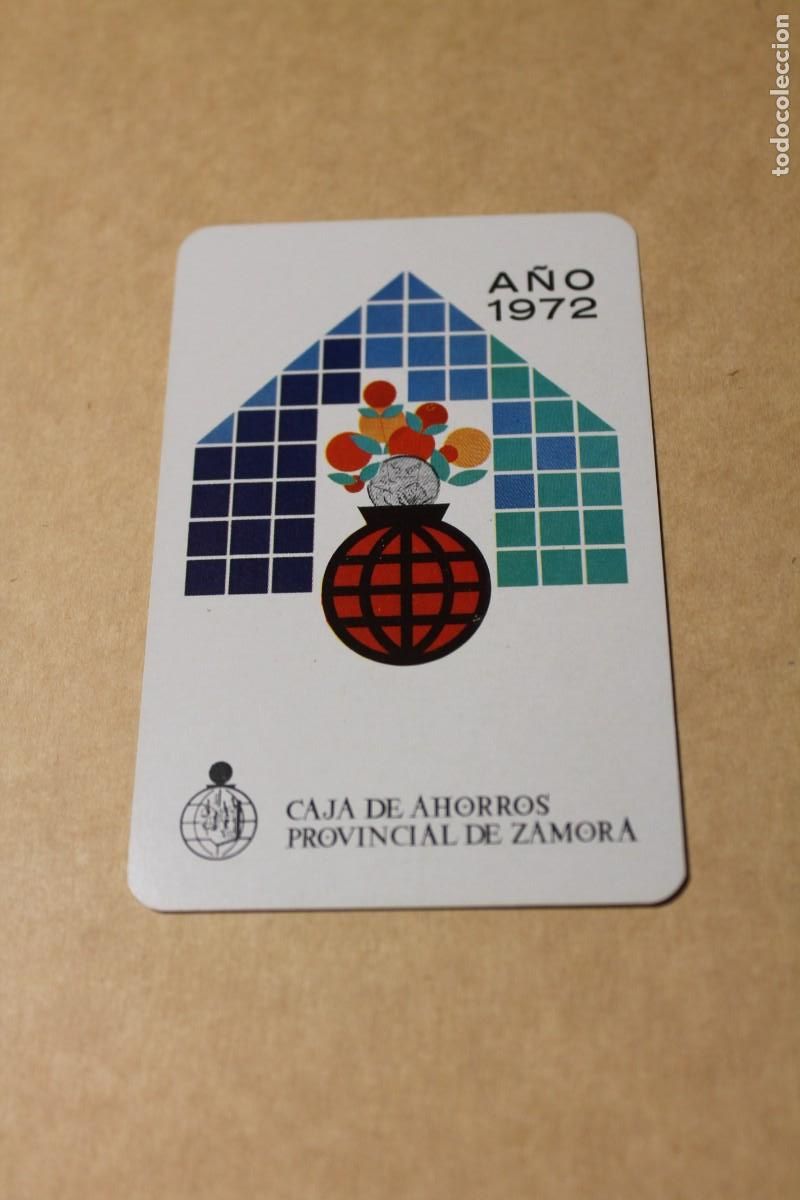Coleccionismo Calendarios: CALENDARIO DE BOLSILLO FOURNIER. CAJA DE AHORROS PROVINCIAL DE ZAMORA. A&Ntilde;O 1972. ES UN HF3.