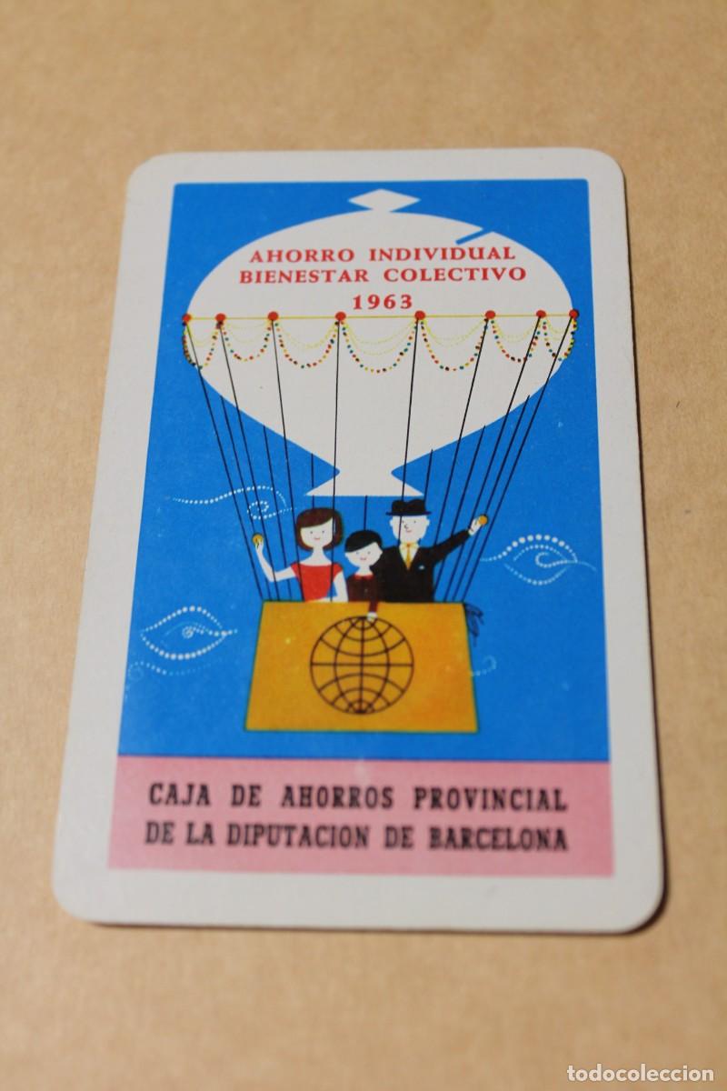 Coleccionismo Calendarios: CALENDARIO FOURNIER. CAJA DE AHORROS PROVINCIAL DE LA DIPUTACION DE BARCELONA. A&Ntilde;O 1963. ES UN HF8.