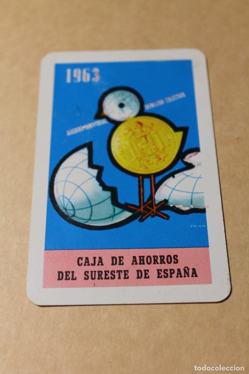 Coleccionismo Calendarios: CALENDARIO FOURNIER. CAJA DE AHORROS DEL SURESTE DE ESPA&Ntilde;A. A&Ntilde;O 1963. ES UN HF3.