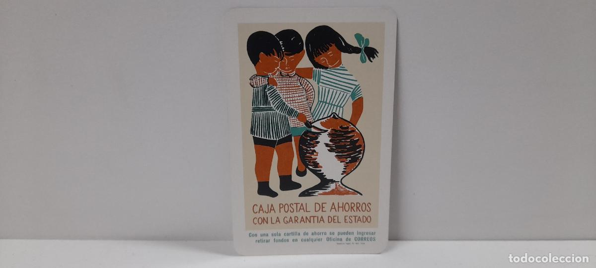 Coleccionismo Calendarios: CALENDARIO CAJA POSTAL DE AHORROS CON LA GARANTIA DEL ESTADO . FOURNIER . A&Ntilde;O 1959