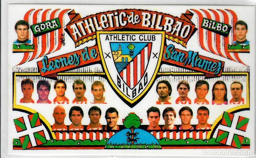 Coleccionismo Calendarios: CALENDARIO DE PUBLICIDAD PLASTIFICADO F&Uacute;TBOL - A&Ntilde;O 2000 - ATHLETIC CLUB DE BILBAO