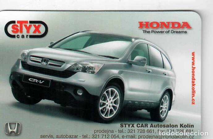 Coleccionismo Calendarios: CALENDARIO DE BOLSILLO DE REP. CHECA - A&Ntilde;O 2007 - HONDA