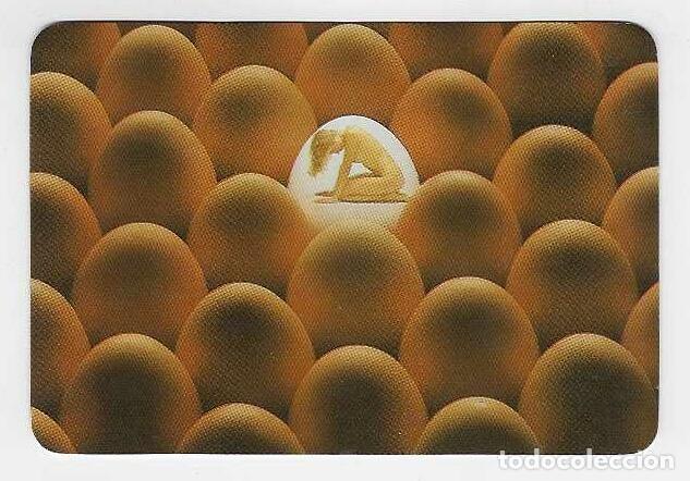 Coleccionismo Calendarios: CALENDARIO BOLSILLO A&Ntilde;O 1990 HUEVOS - CHICA - SIN PUBLICIDAD - VER FOTO REVERSO