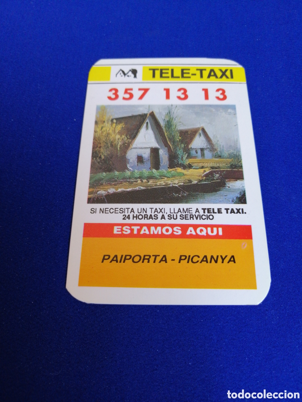 Sammeln von Kalendern: TELE-TAXI MUTUA DE SEGUROS DE TAXI -PAIPORTA - PICA&Ntilde;A A&Ntilde;O 1995 CALENDARIO