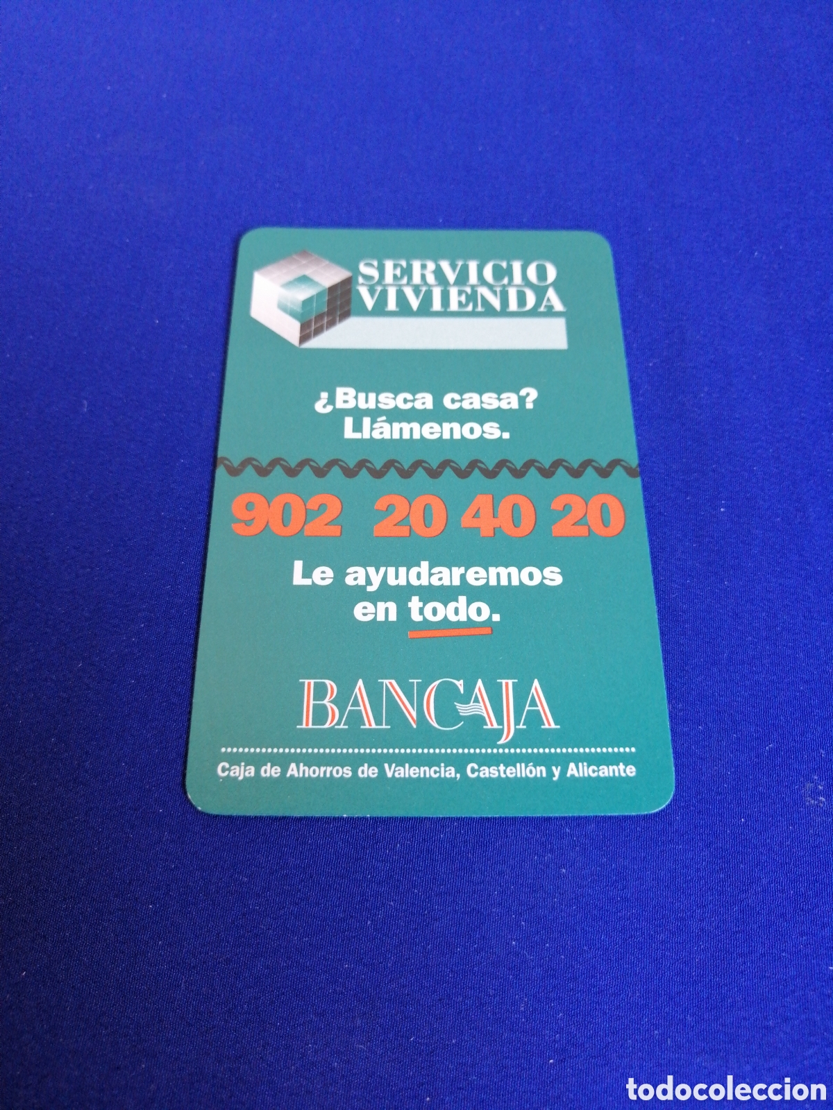 Coleccionismo Calendarios: BANCAJA SERVICIO VIVIENDA A&Ntilde;O 1996 CALENDARIO