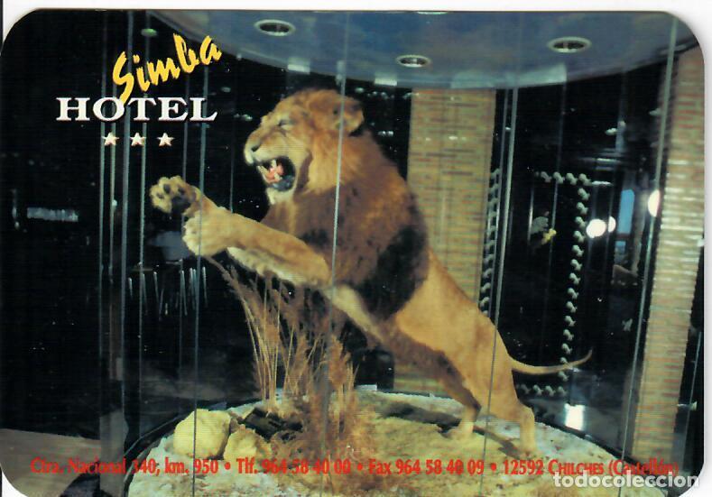 Coleccionismo Calendarios: CALENDARIO DE PUBLICIDAD - A&Ntilde;O 2000 - HOTEL SIMBA