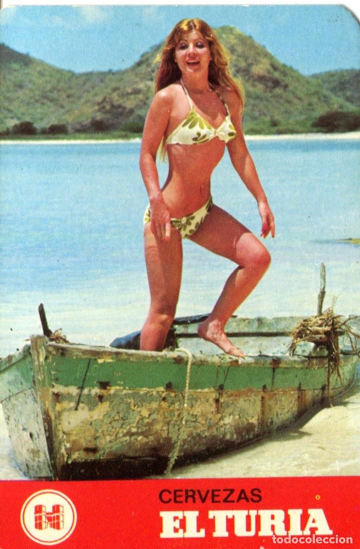 Collectables Calendars: Calendario Cerveza Stark - Turia. 1974 Chica
