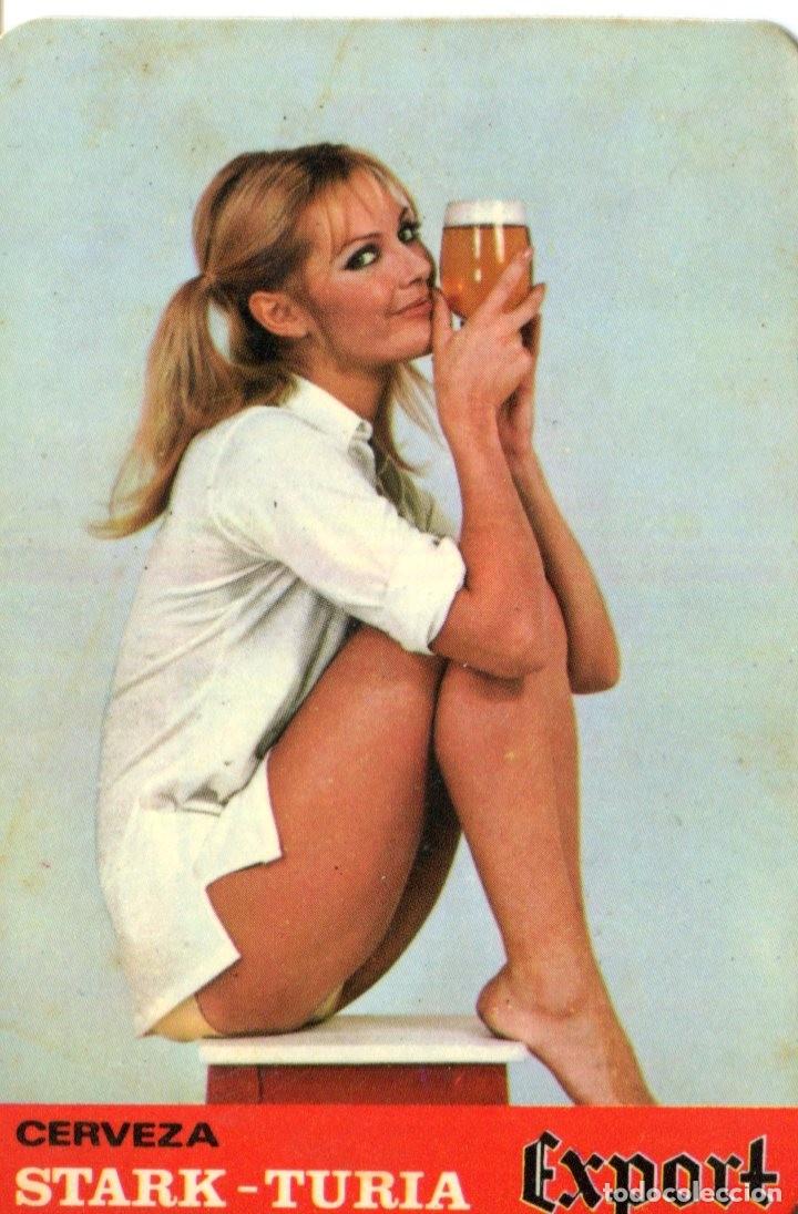 Coleccionismo Calendarios: CALENDARIO BOLSILLO - A&Ntilde;O 1973 - CERVEZA STARK TURIA - BEBIDA PUBLICIDAD CHICA