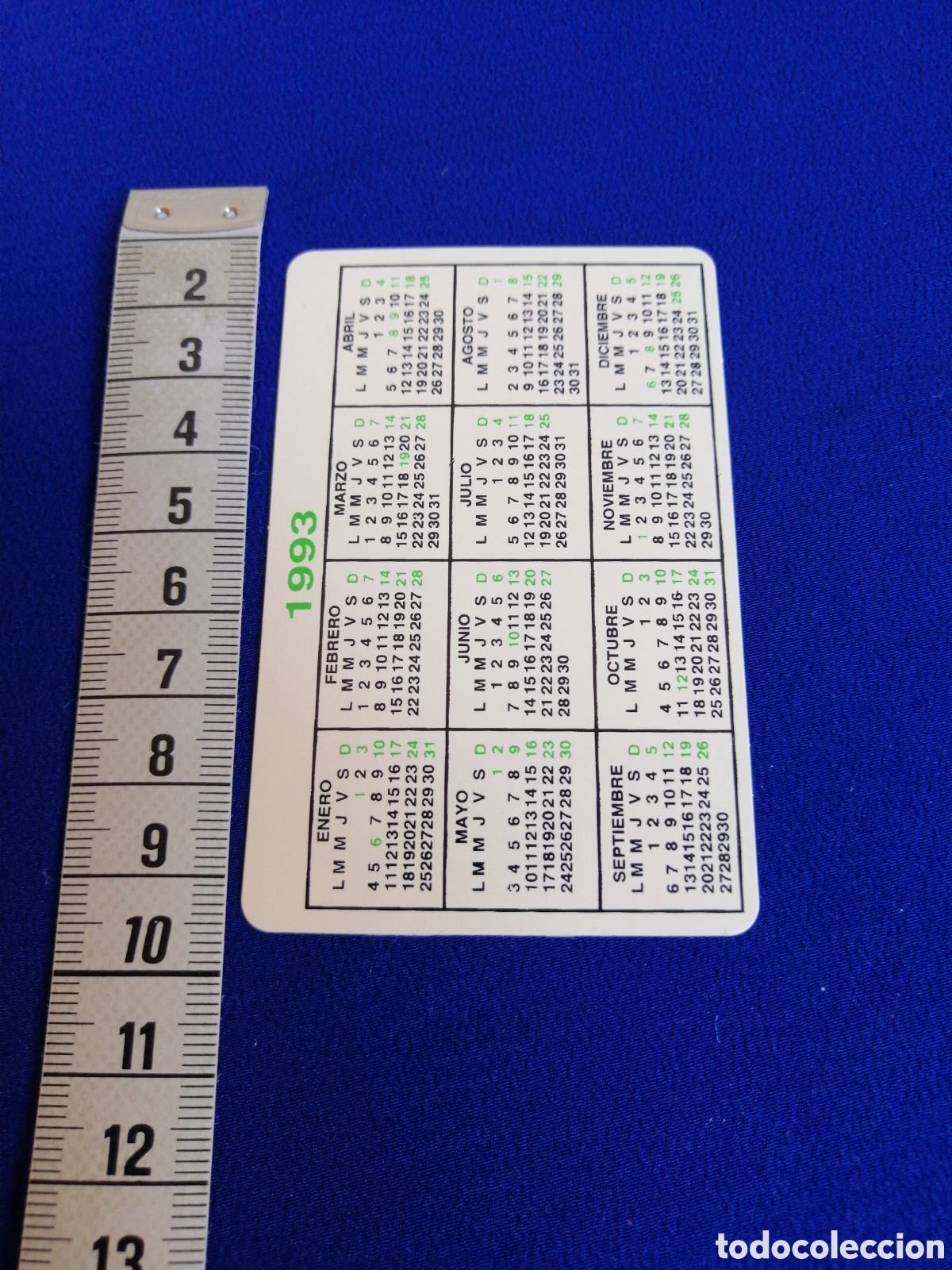 Coleccionismo calendarios: MILAR A&Ntilde;O 1993 CALENDARIO - Foto 2