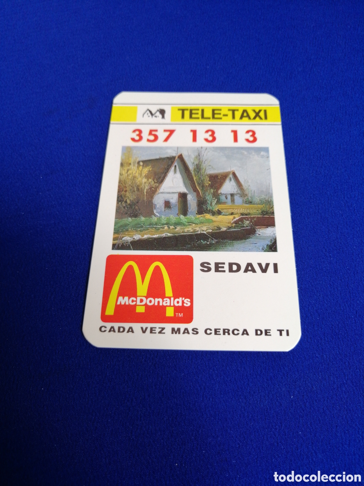 Colecionismo Calend&aacute;rios: TELE-TAXI - MCDONALD'S SEDAVI (VALENCIA) A&Ntilde;O 1994 CALENDARIO