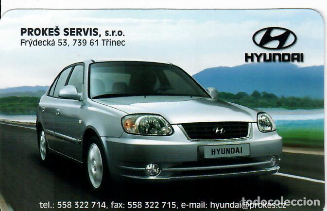 Coleccionismo Calendarios: CALENDARIO DE BOLSILLO DE REP. CHECA - A&Ntilde;O 2005 - HYUNDAI