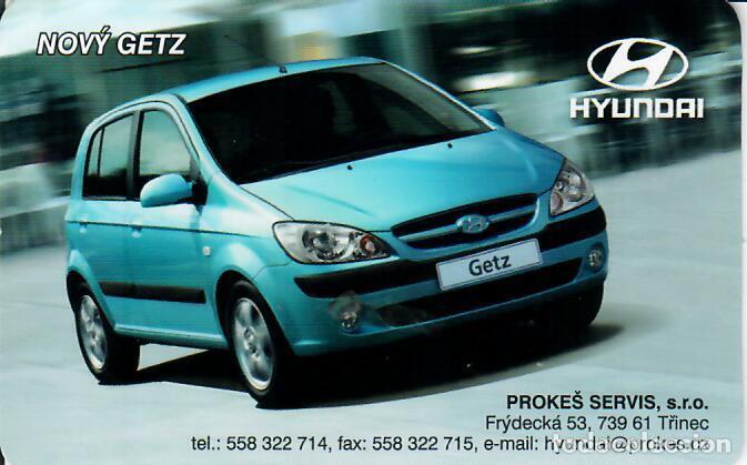 Coleccionismo Calendarios: CALENDARIO DE BOLSILLO DE REP. CHECA - A&Ntilde;O 2006 - HYUNDAI