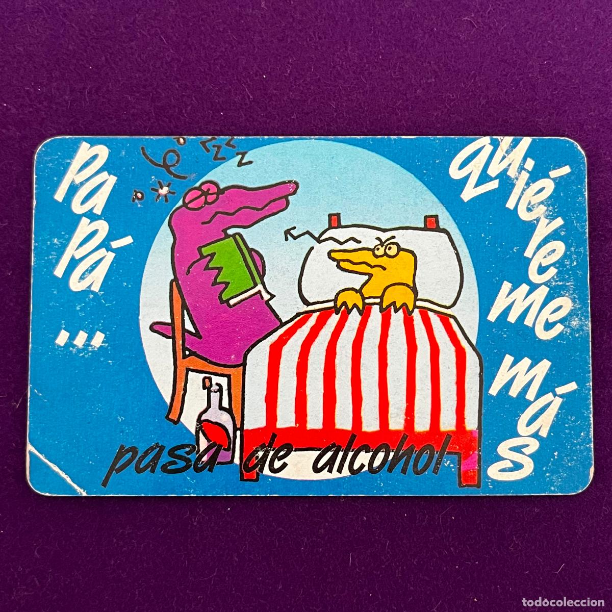 Coleccionismo Calendarios: CALENDARIO FOURNIER. PASA DE ALCOHOL. 1991.