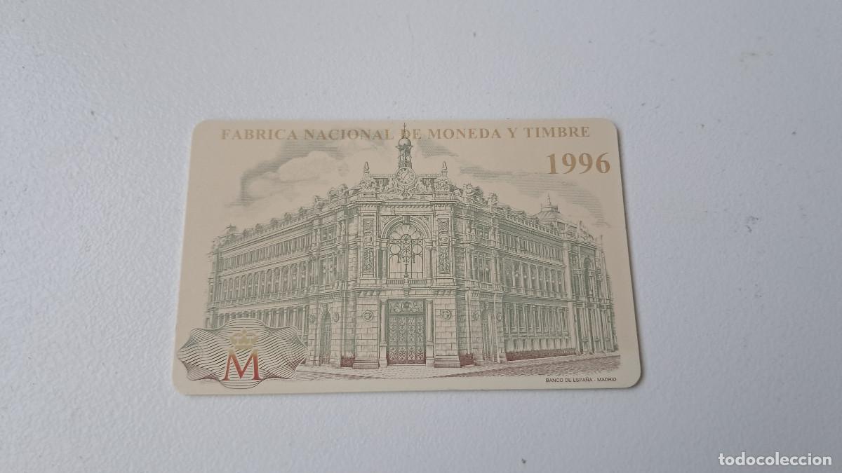 Coleccionismo Calendarios: Calendario FNMT 1996