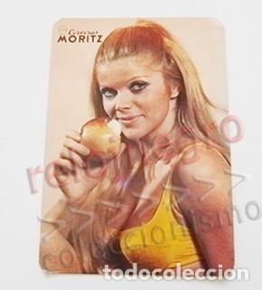 Coleccionismo calendarios: CERVEZAS MORITZ - CALENDARIO DE BOLSILLO 1971 - PUBLICIDAD DE CERVEZA BEBIDA - MUJER CON MANZANA