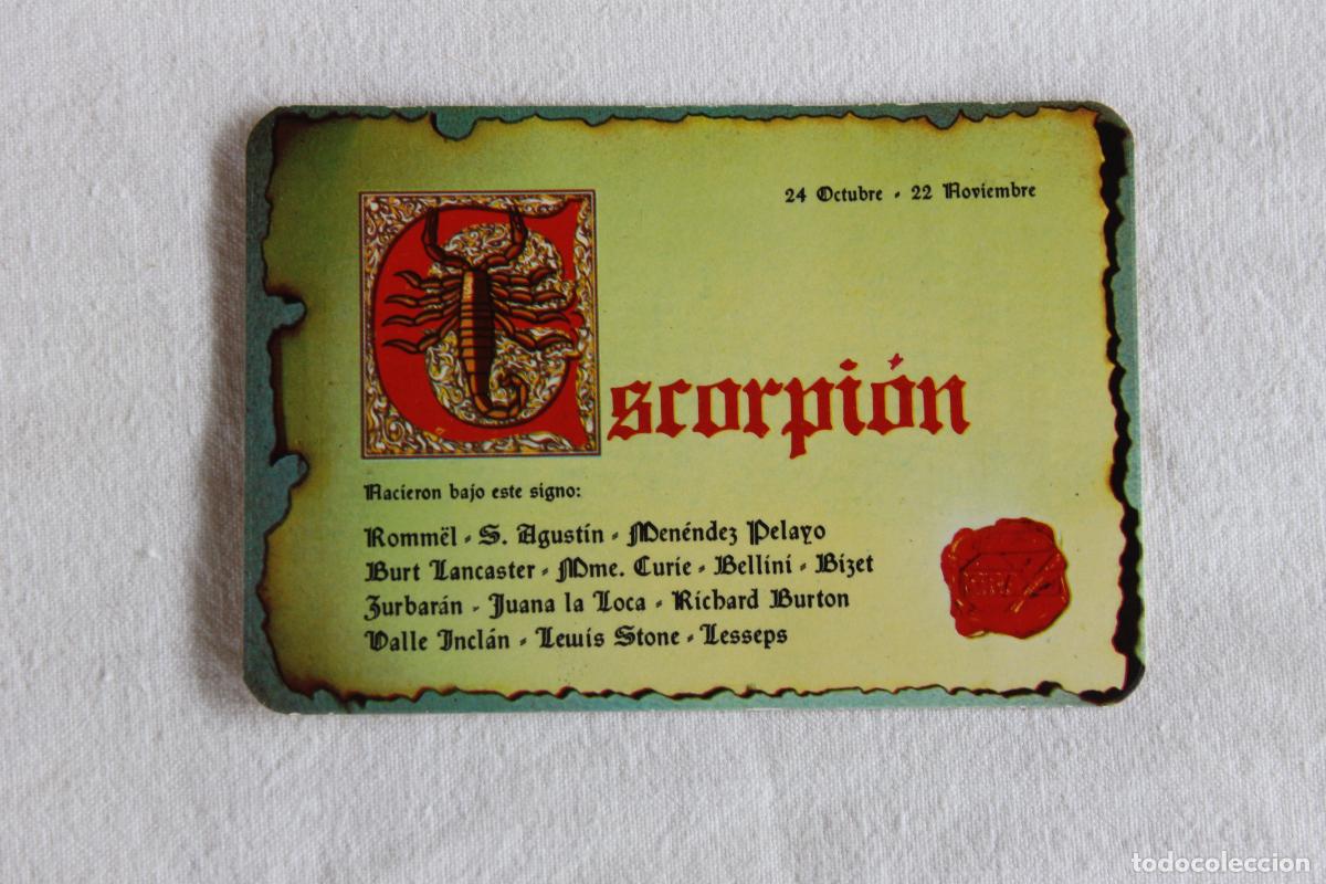 Coleccionismo Calendarios: CALENDARIO 1973 ESCORPION HIJOS DE ANTONIO ZAMORA MURCIA
