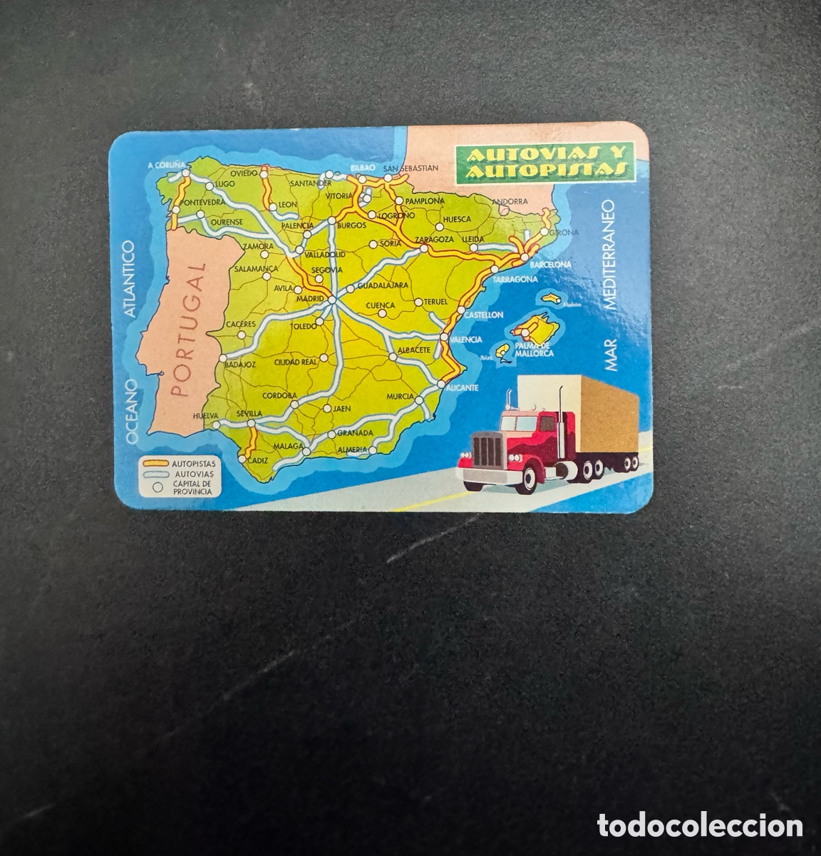 Coleccionismo Calendarios: Calendario publicitario mapa de carreteras 2004