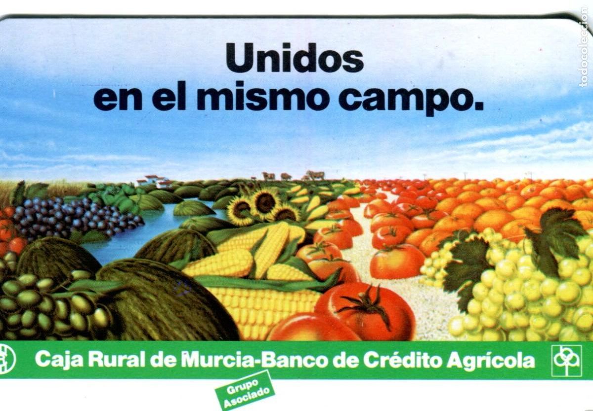Colecionismo Calend&aacute;rios: CALENDARIO CAJA RURAL DE MURCIA - BANCO DE CR&Eacute;DITO AGRICOLA DEL A&Ntilde;O 1985