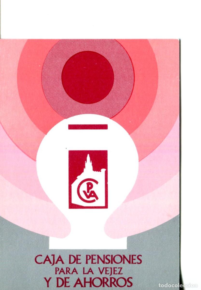 Coleccionismo Calendarios: Calendario de publicidad, caja de pensiones para la vejez y de ahorros, a&ntilde;o 1973