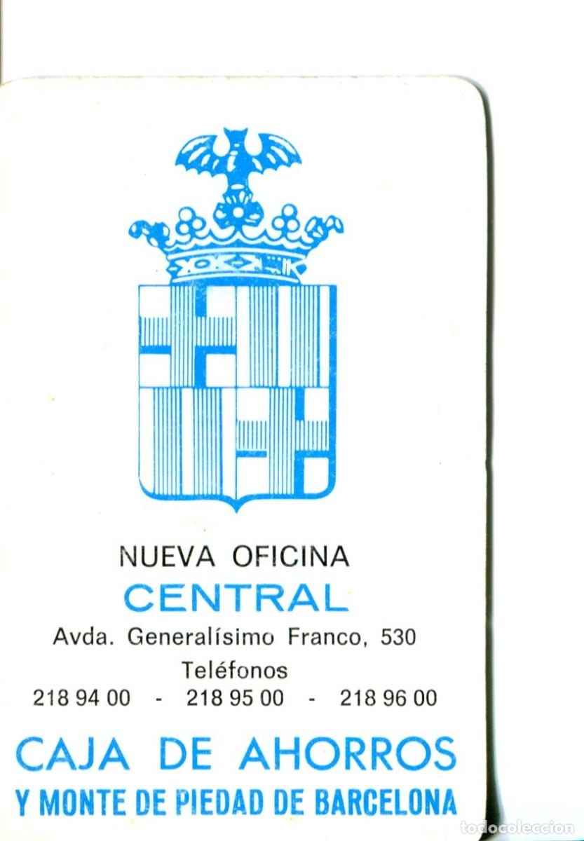 Coleccionismo Calendarios: Calendario de bolsillo Caja de Ahorros y Monte Piedad Barcelona Caixa, a&ntilde;o 1973.