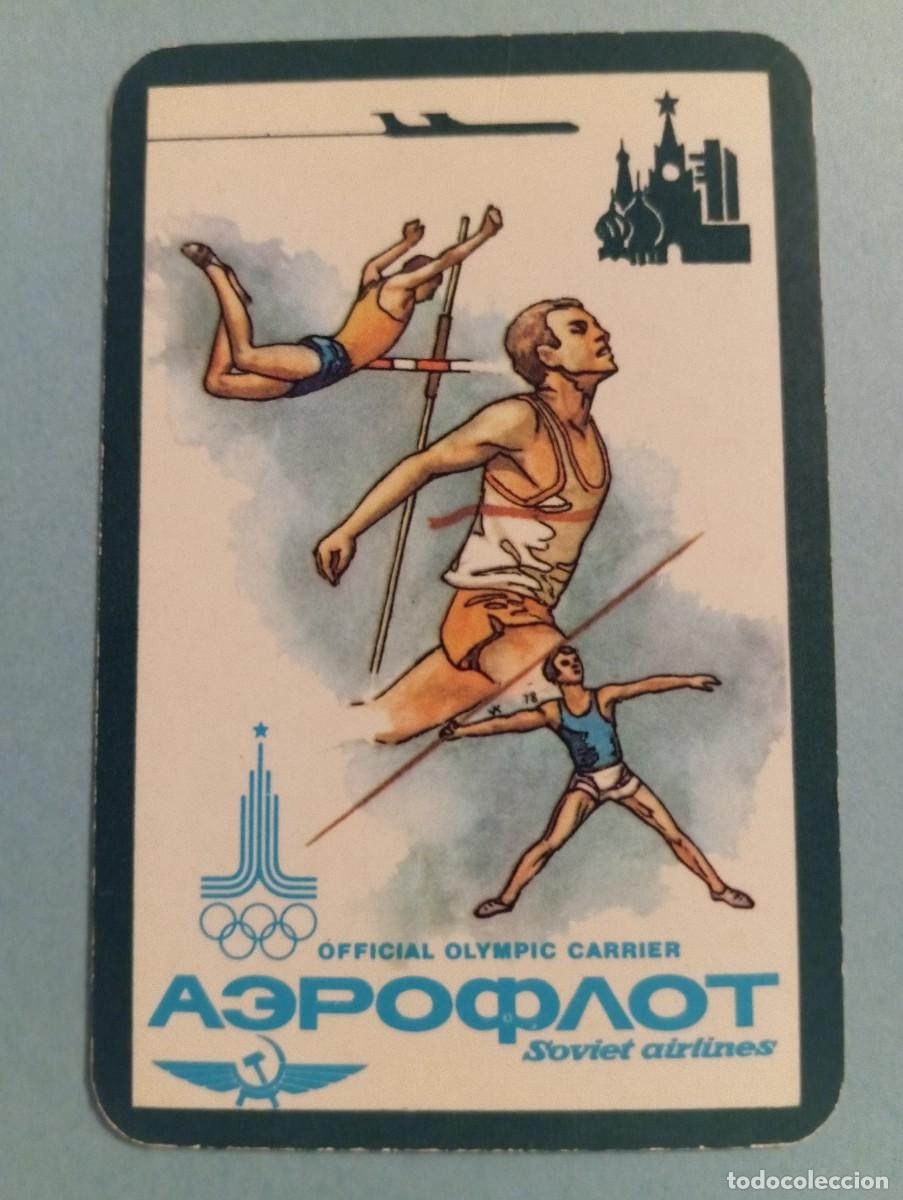 Collezionismo Calendari: 1 CALENDARIO DE ** AEREOFLOT ** RUSIA .A&Ntilde;O 1980