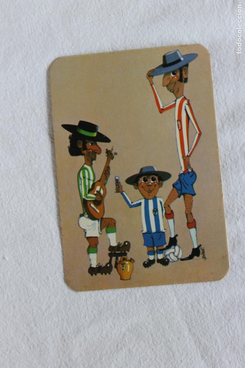 Coleccionismo Calendarios: CALENDARIO 1973 FUTBOLISTAS ANDALUCES
